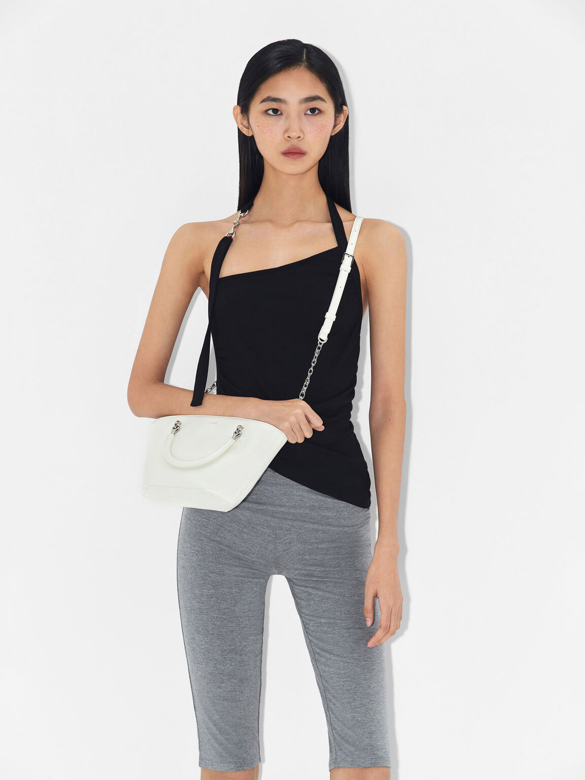 Salma Handbag, Chalk