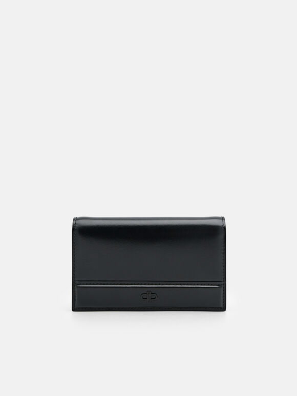 PEDRO Icon Leather Bi-Fold Wallet, Black