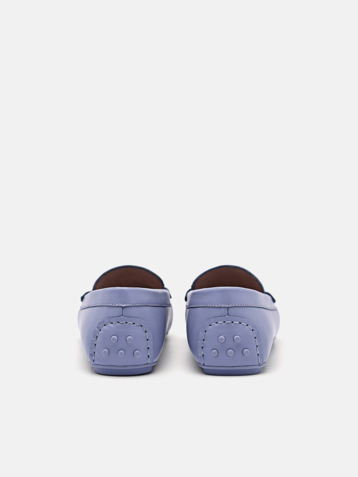 PEDRO標誌皮革駕駛鞋, 紫羅蘭色