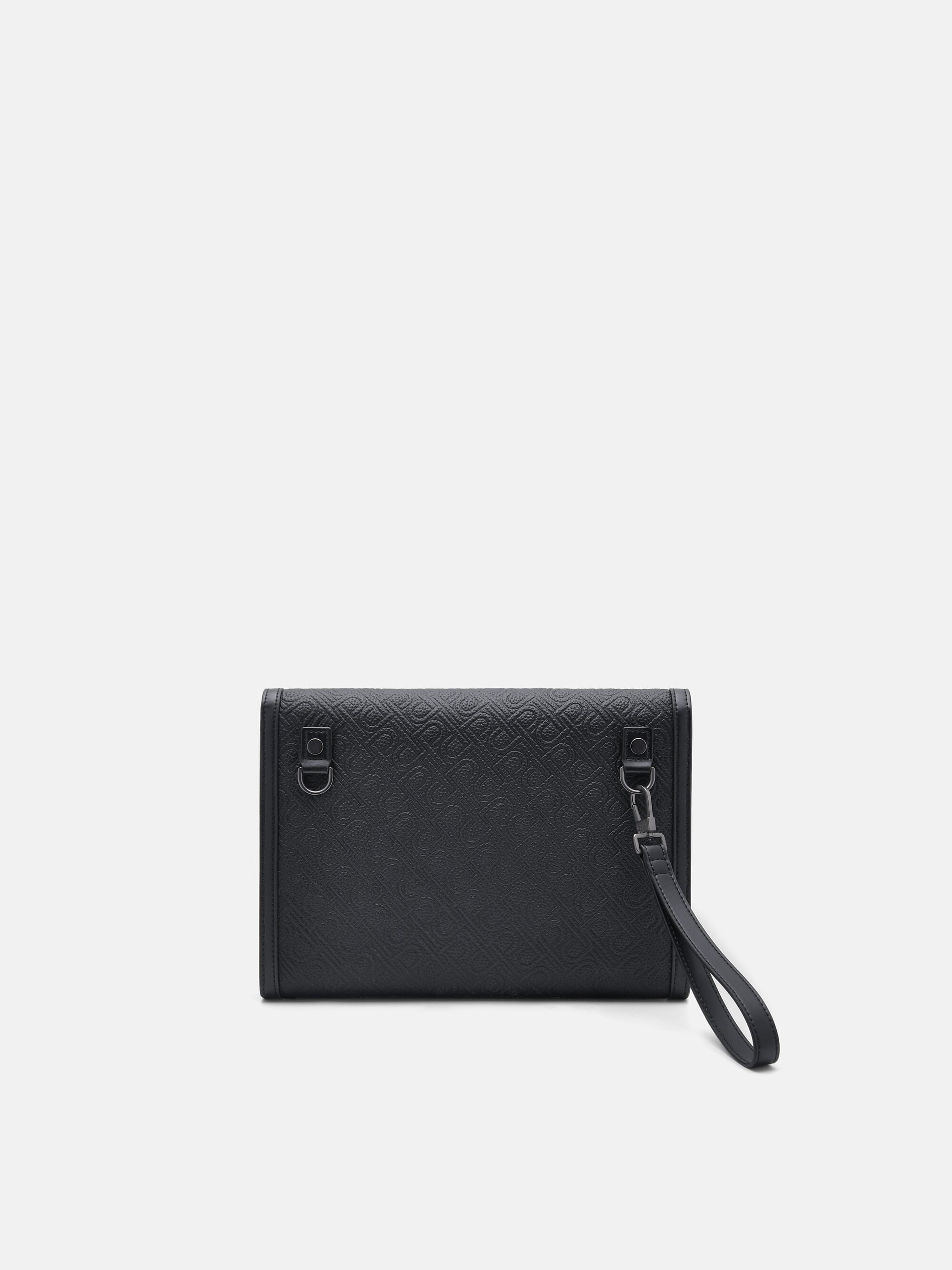 Black Leather Clutch Bag - PEDRO SG