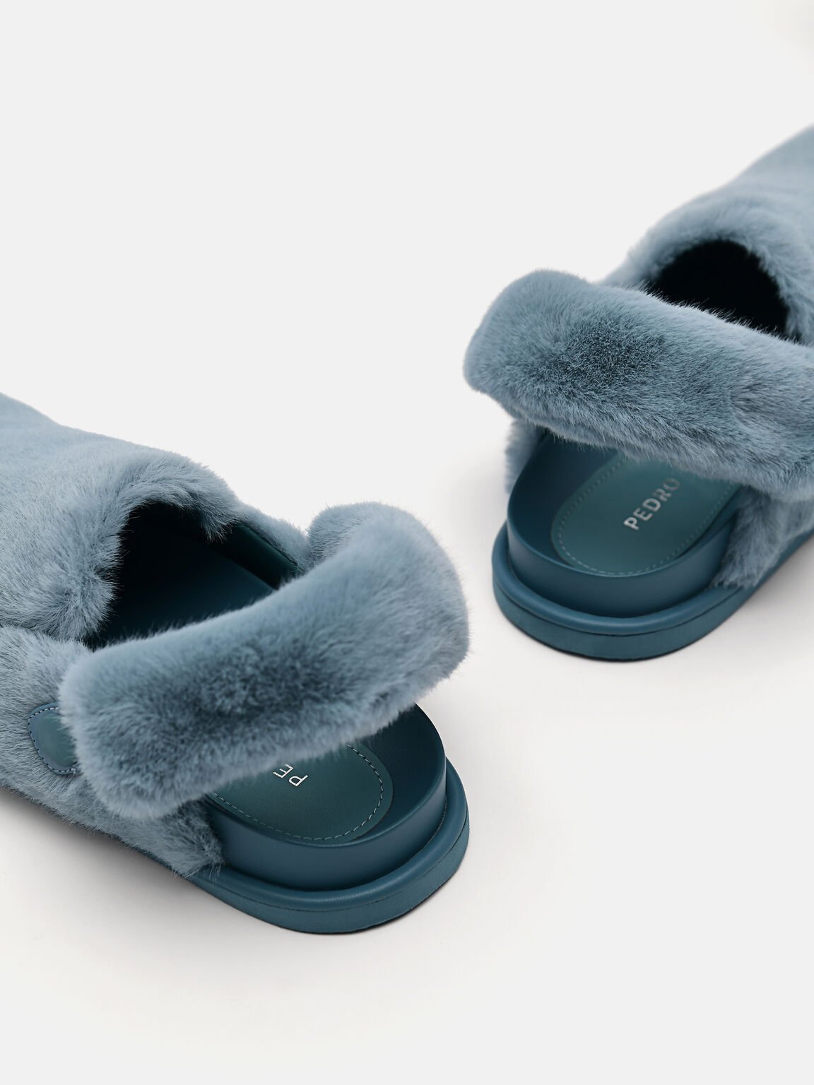 Valenok Mule with Adjustable Backstrap, Turquoise