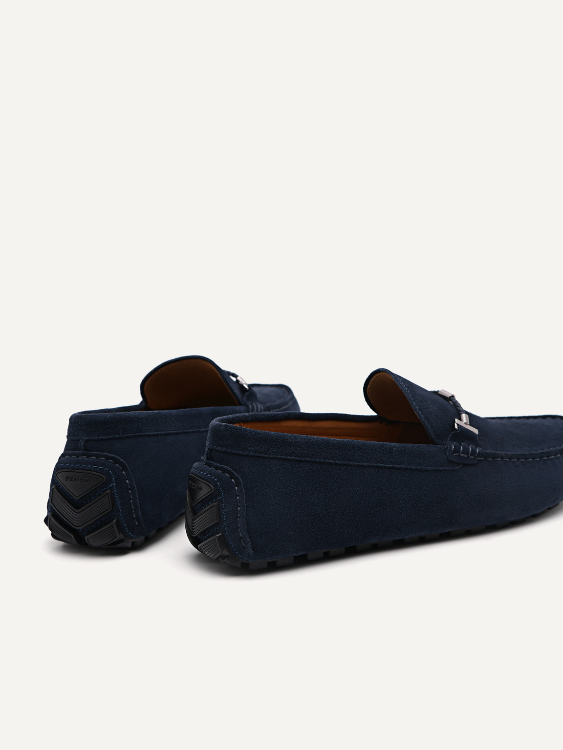 Robert Leather Driving Shoes, Navy