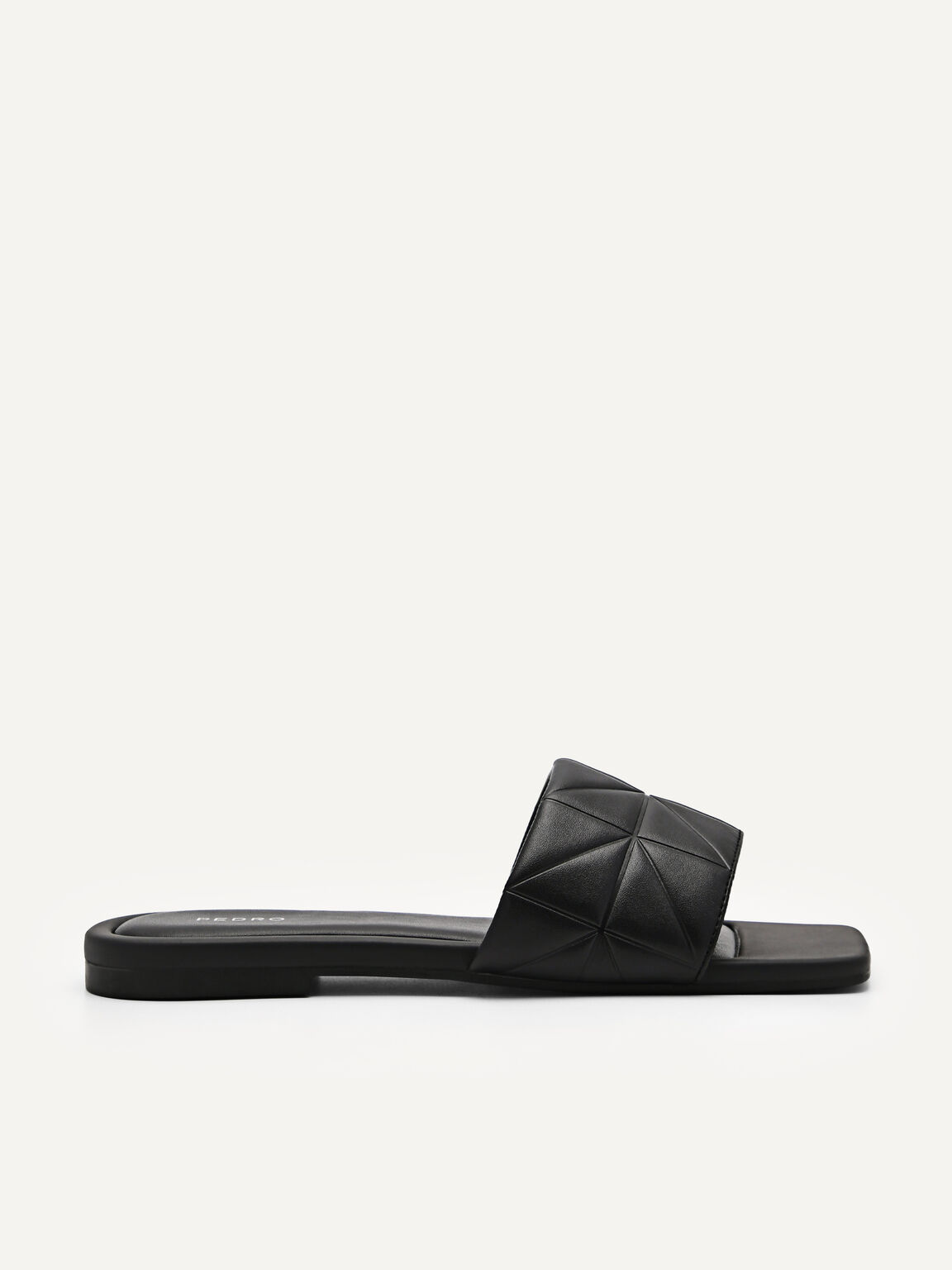 Bianca Pixel Sandals, Black