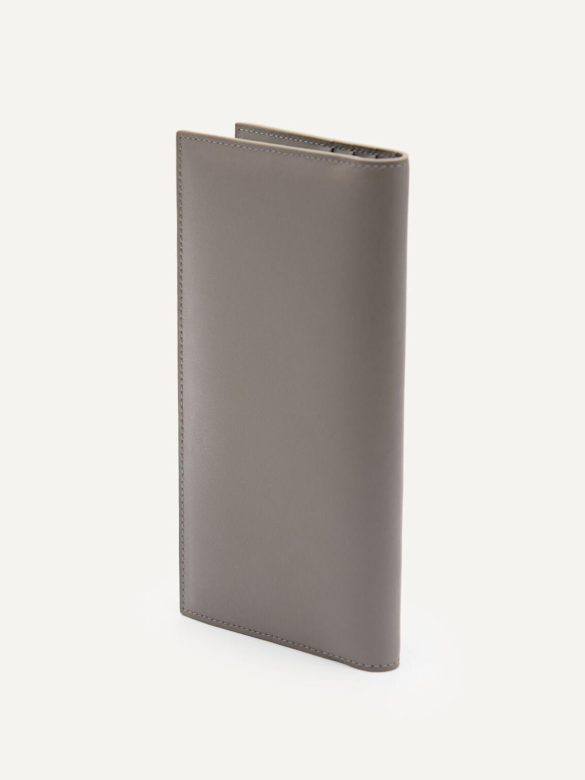 Leather Wallet, Taupe