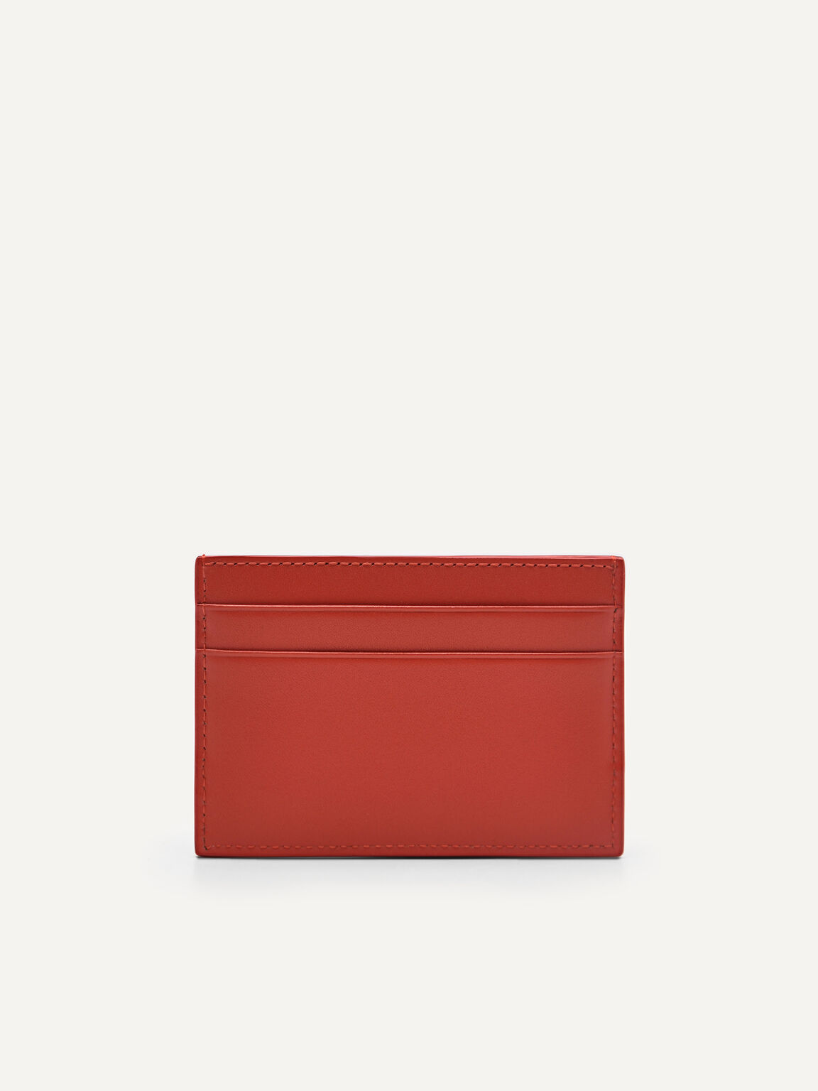 PEDRO Studio Leather Card Holder, Red