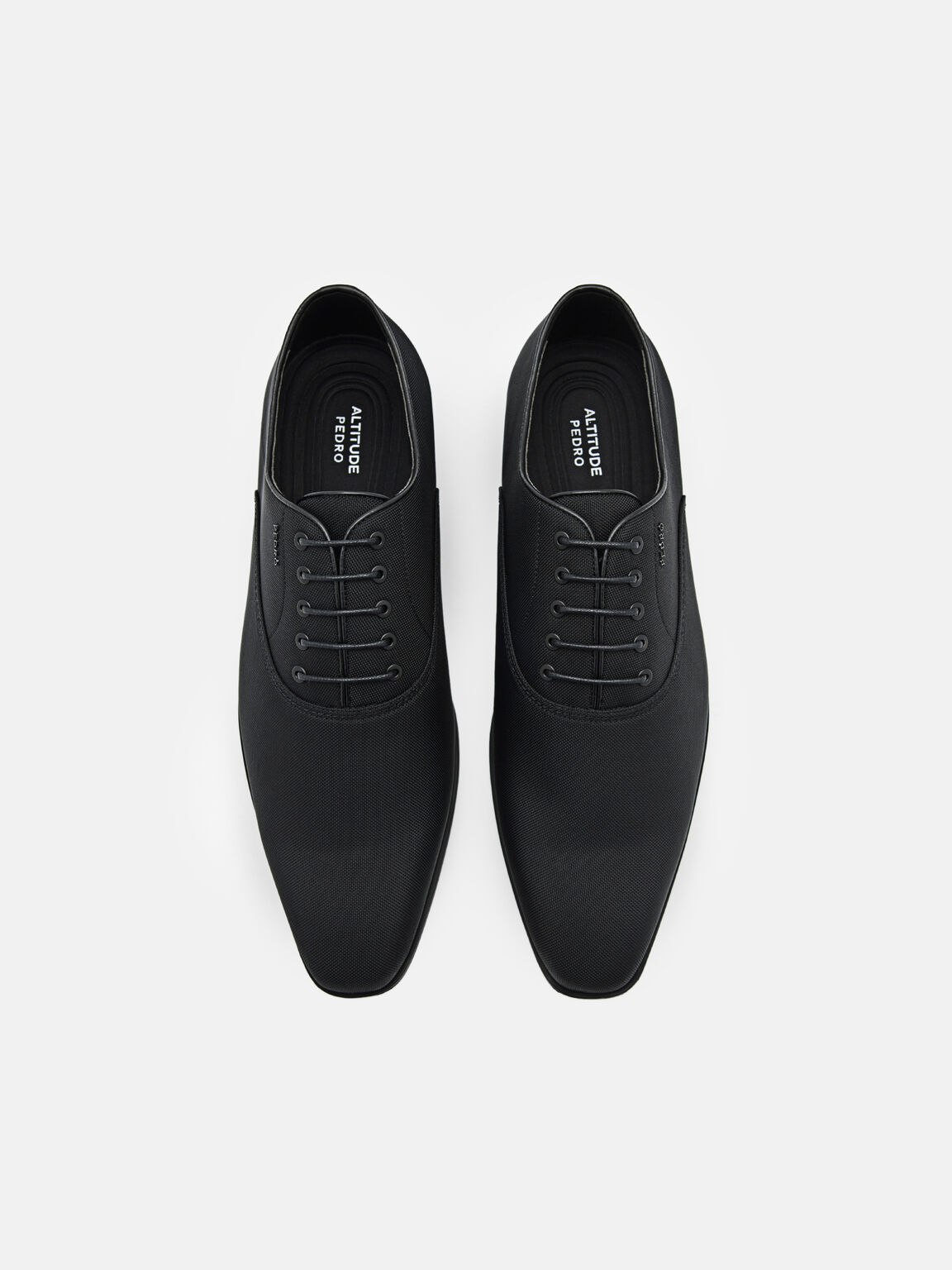 Altitude Lightweight Nylon Oxford Shoes, Black