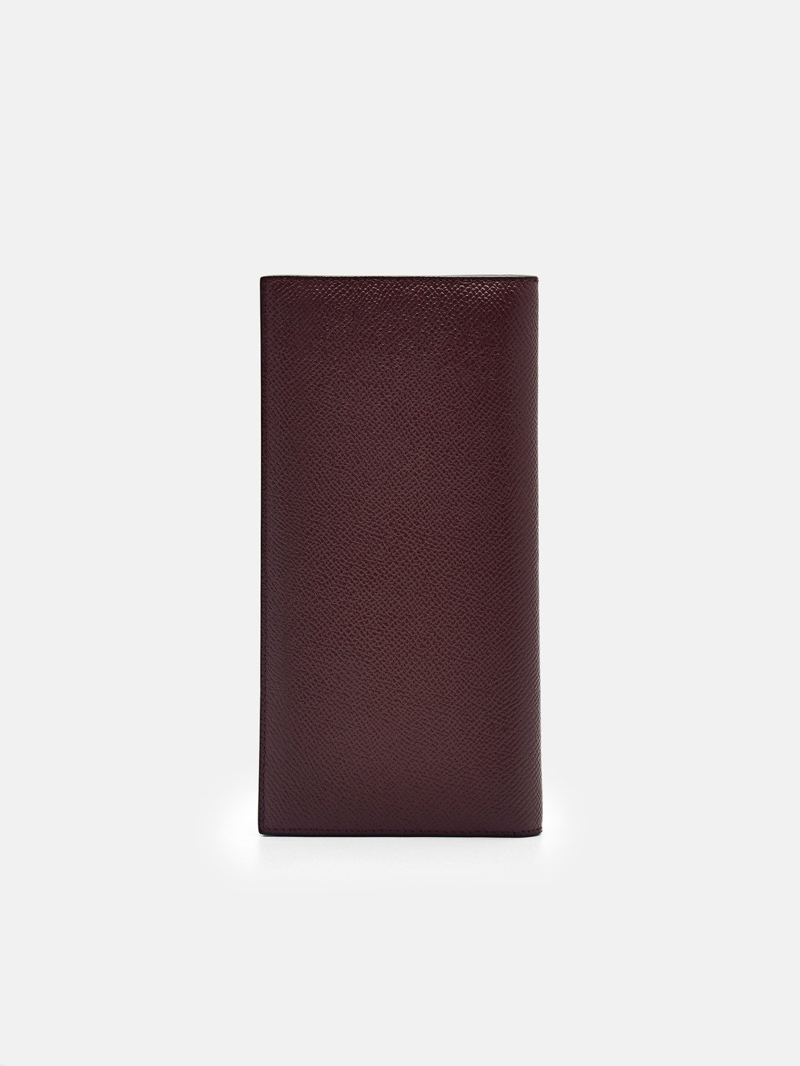 PEDRO Icon Leather Long Wallet, Mahogany