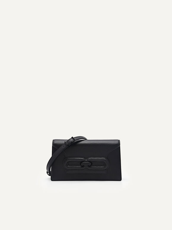 PEDRO工作室皮革旅行包, 黑色