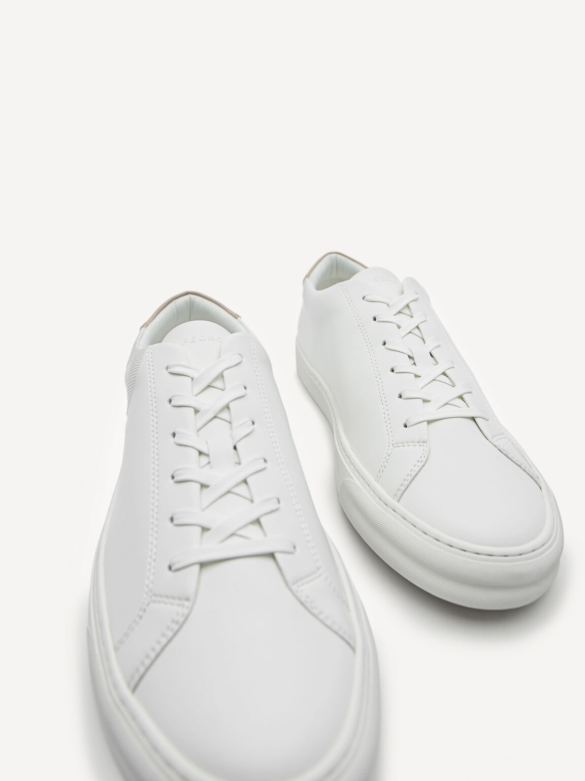PEDRO標誌Ridge板鞋, 白色