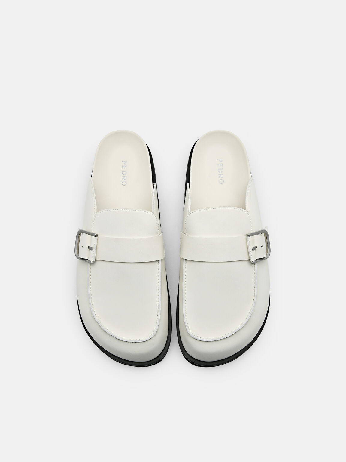White Helix Slip-On Sandals - PEDRO International