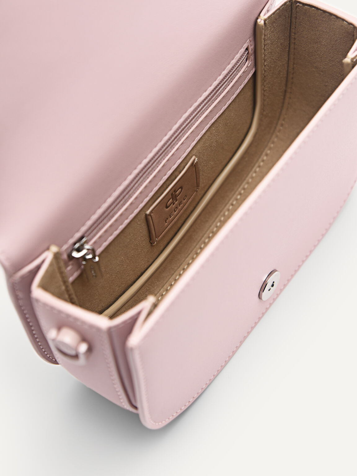 PEDRO Icon Leather Shoulder Bag, Pink
