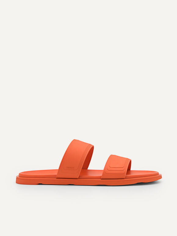 Pascal Slide Sandals, Orange