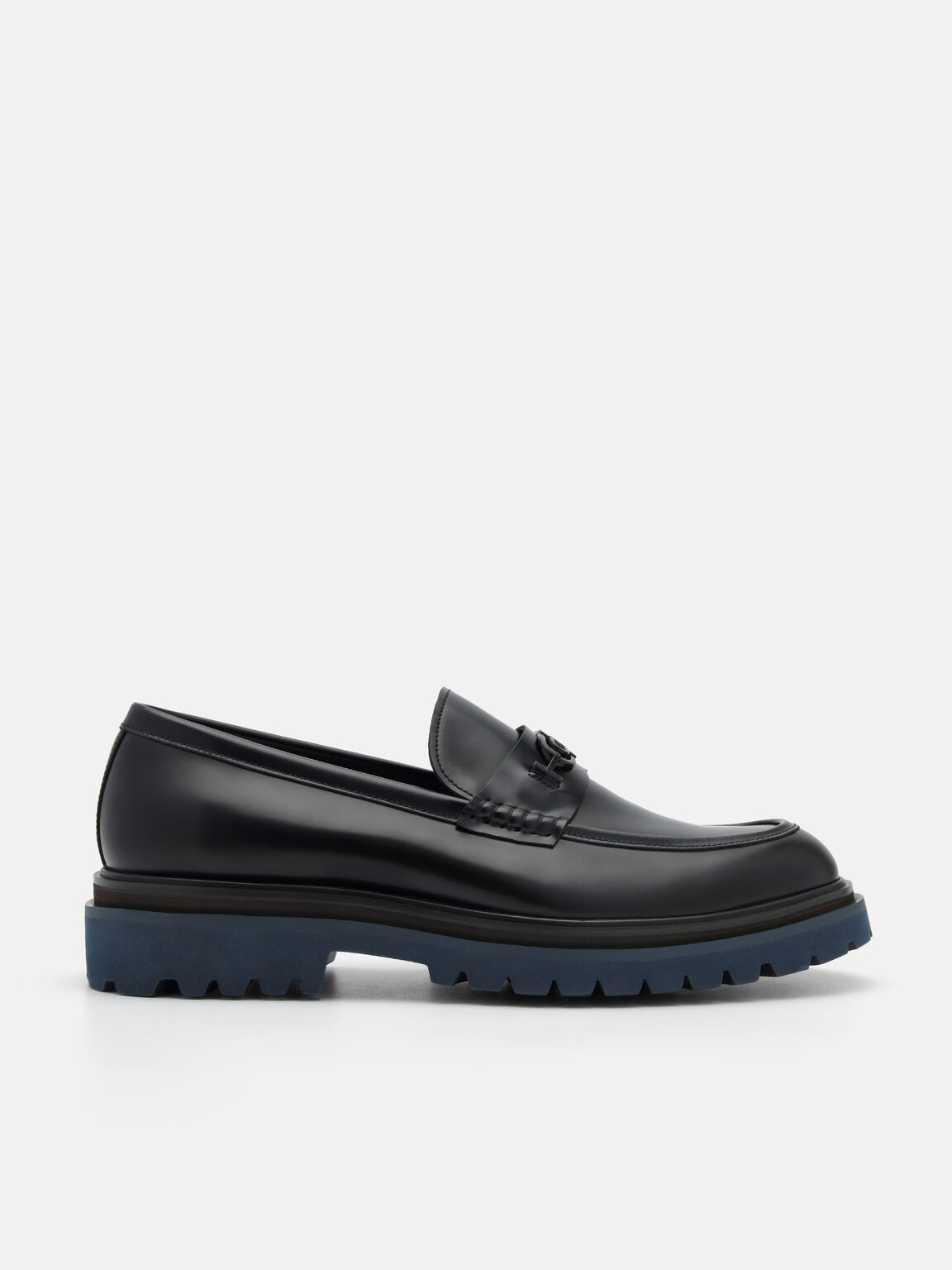 PEDRO Icon Leather Loafers, Black2