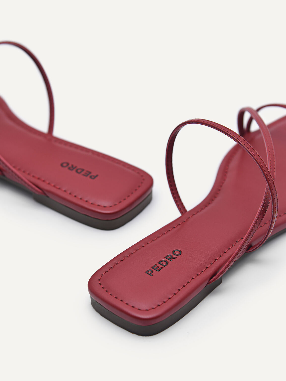 Gwyneth Strappy Sandals, Red