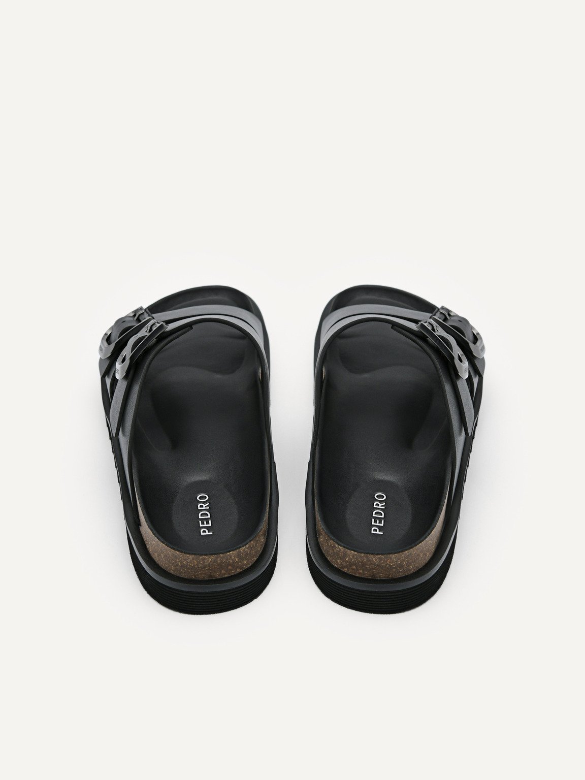 Men's Helix Slide Sandals, Black