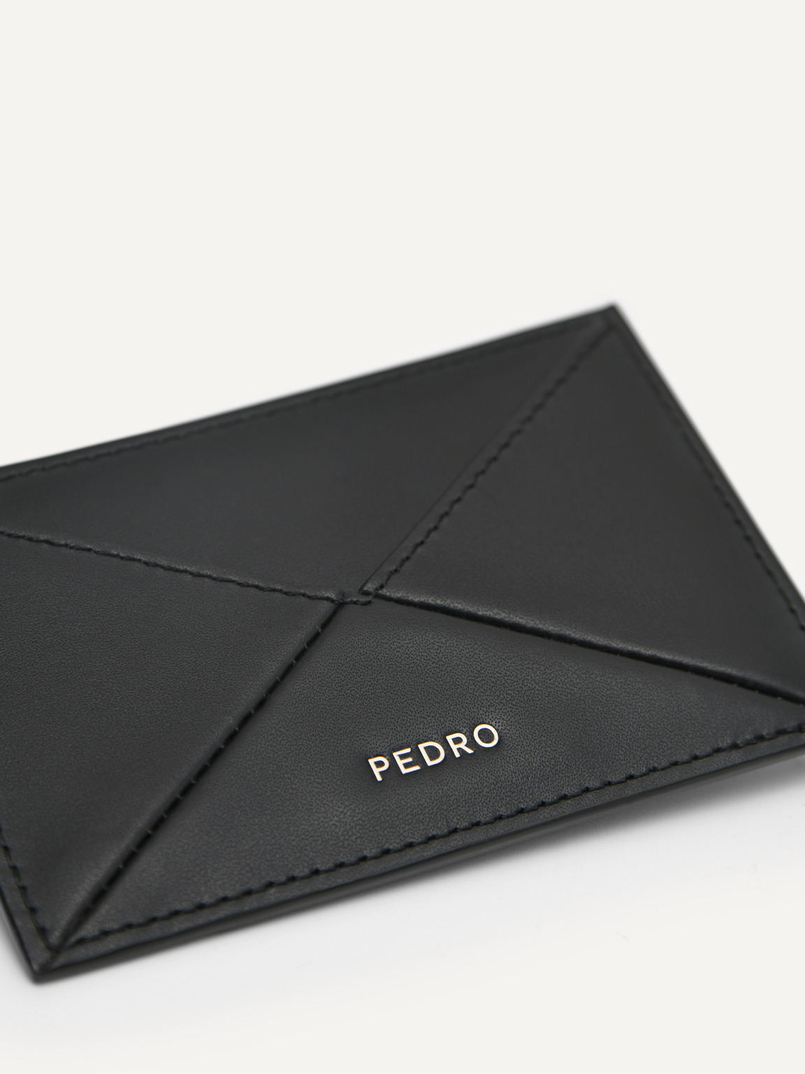 PEDRO工作室皮革卡包, 黑色