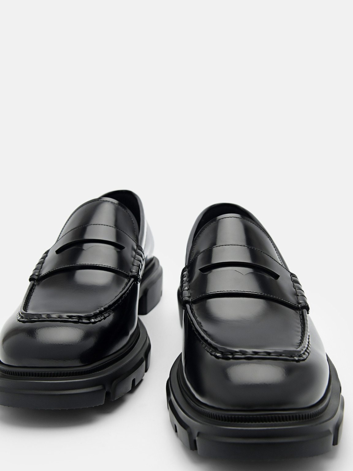 Men's Ellis Leather Loafers, Black