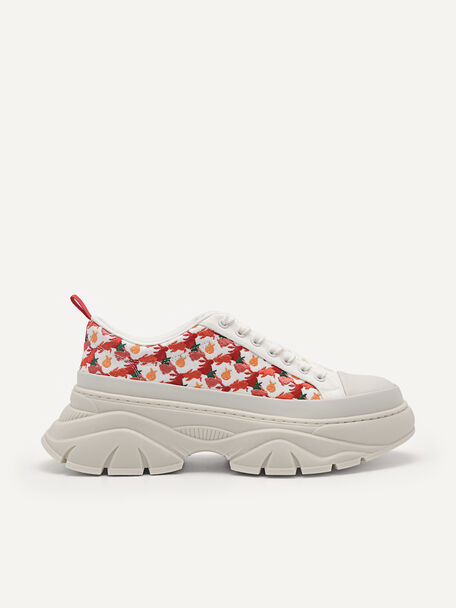 Hybrix Textured Sneakers, Multi