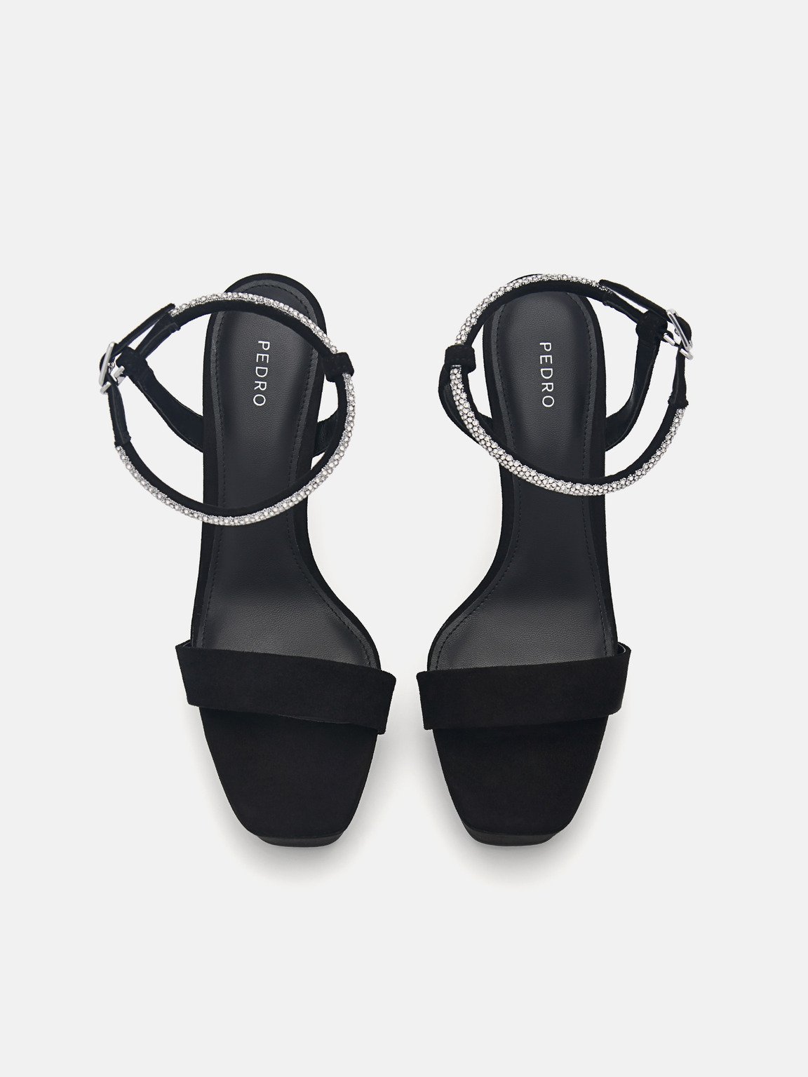 Rina Platform Heel Sandals, Black