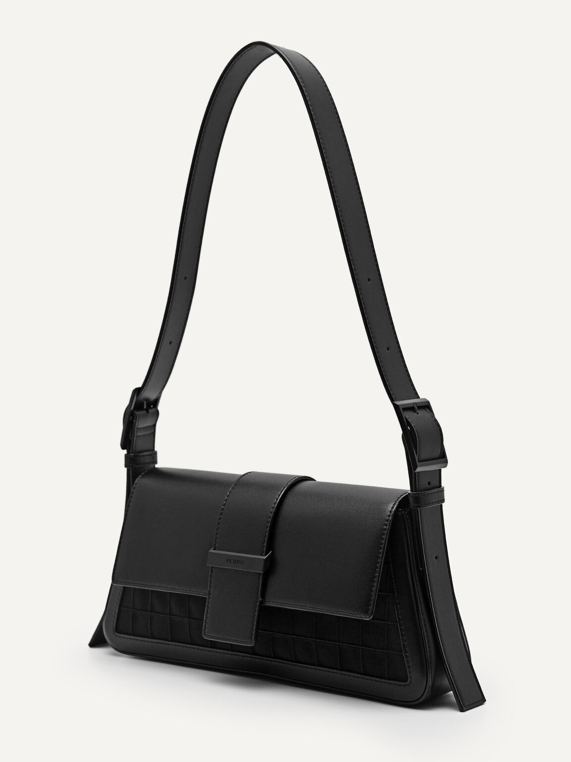 Capri Mesh Shoulder Bag, Black