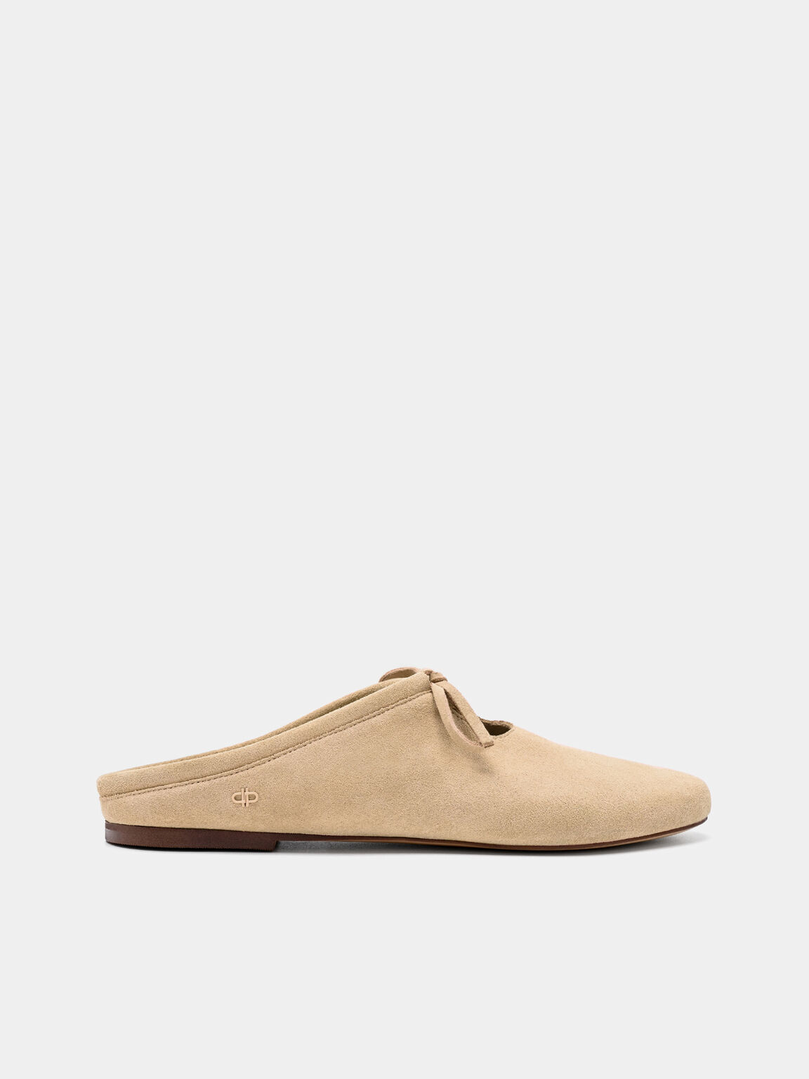 Elise Suede Mules, Sand Suede