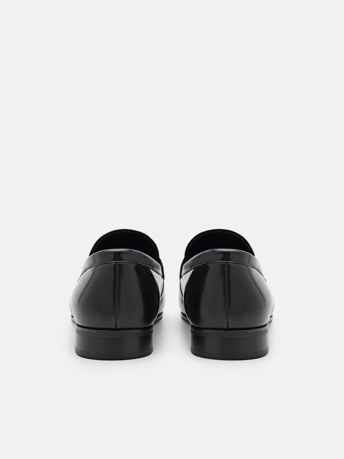 Helix Leather Loafers, Black