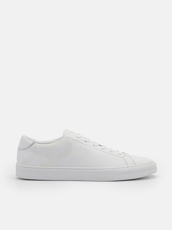 PEDRO Icon Ridge Leather Sneakers, White