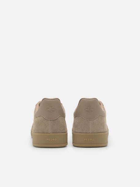 Fleet Suede Sneakers, Dark Taupe Suede
