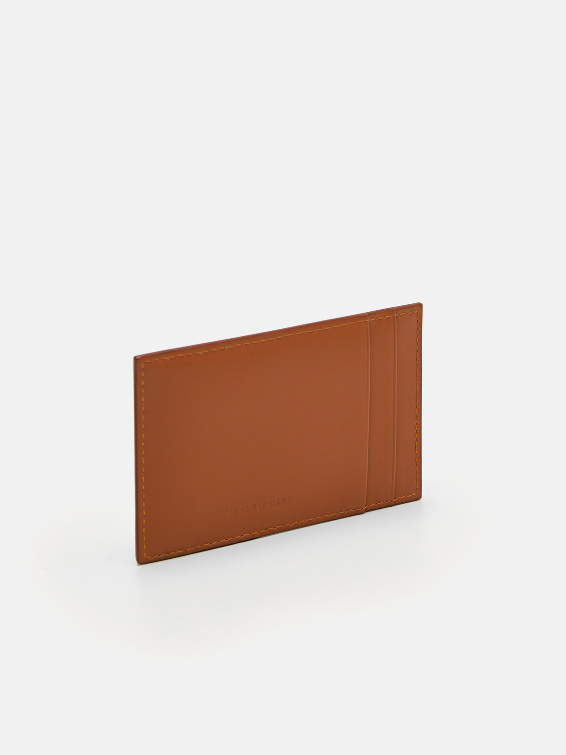 PEDRO Studio Leather Card Holder, Camel