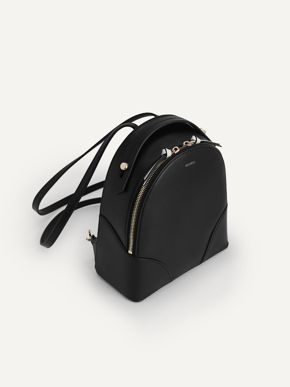 Curved Backpack, Black