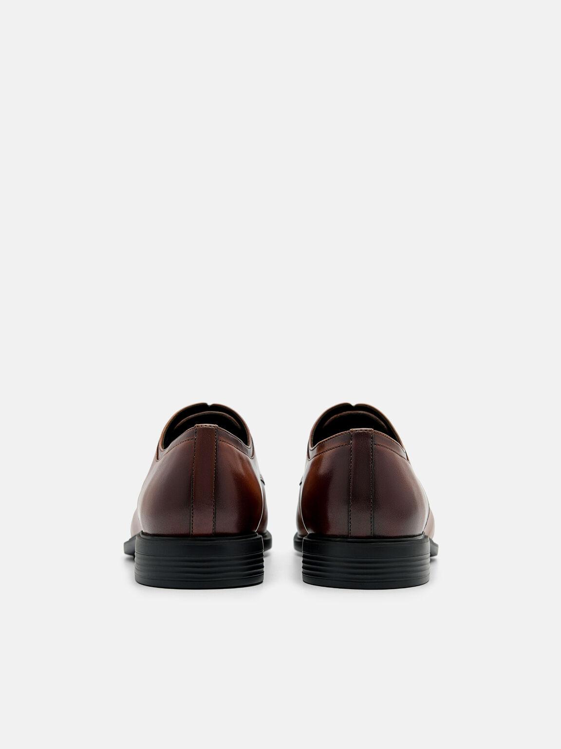 Altitude Lightweight Leather Derby Shoes, Cognac