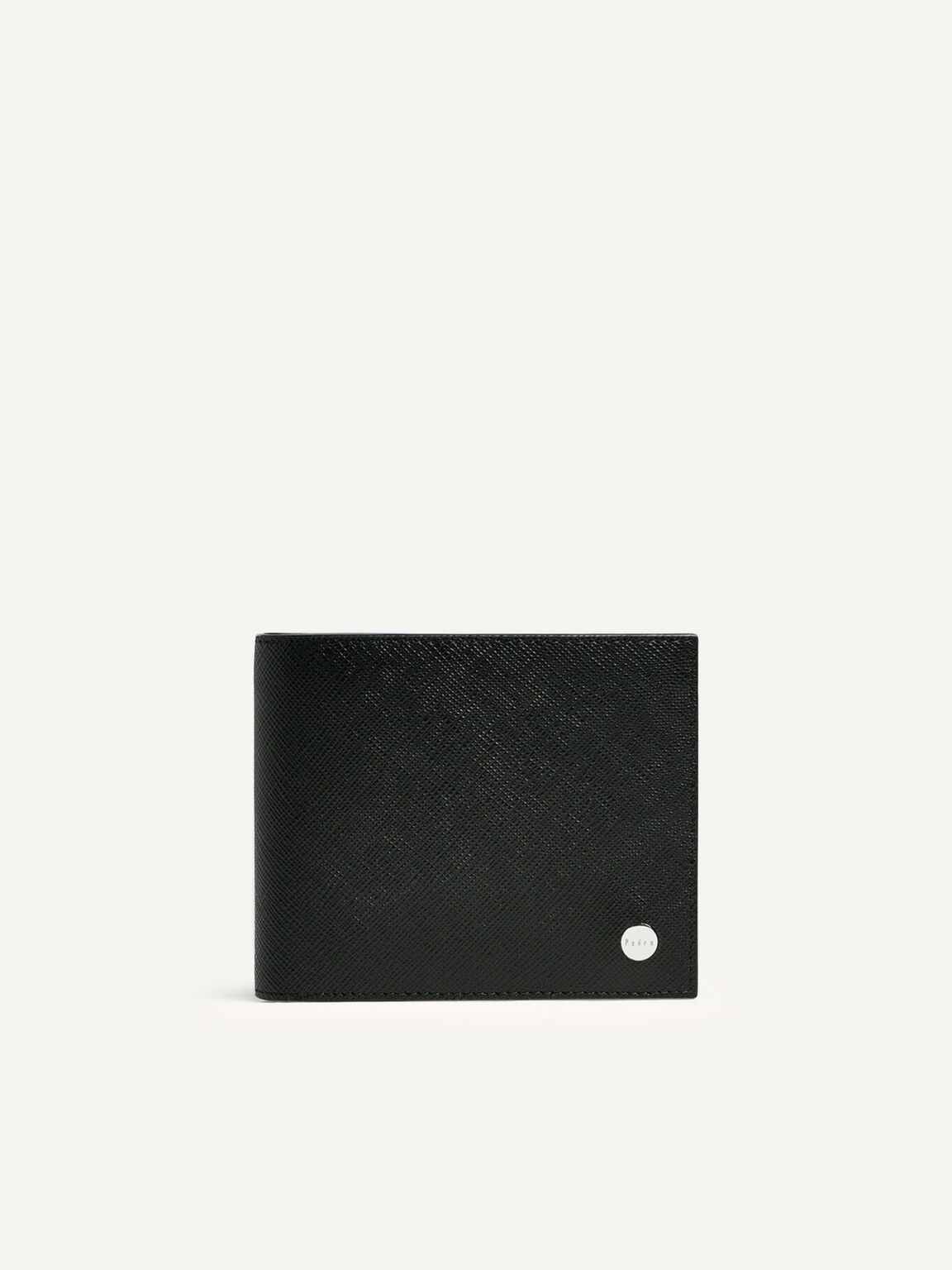 Black Oliver Leather Bi-Fold Wallet with Insert - PEDRO MY