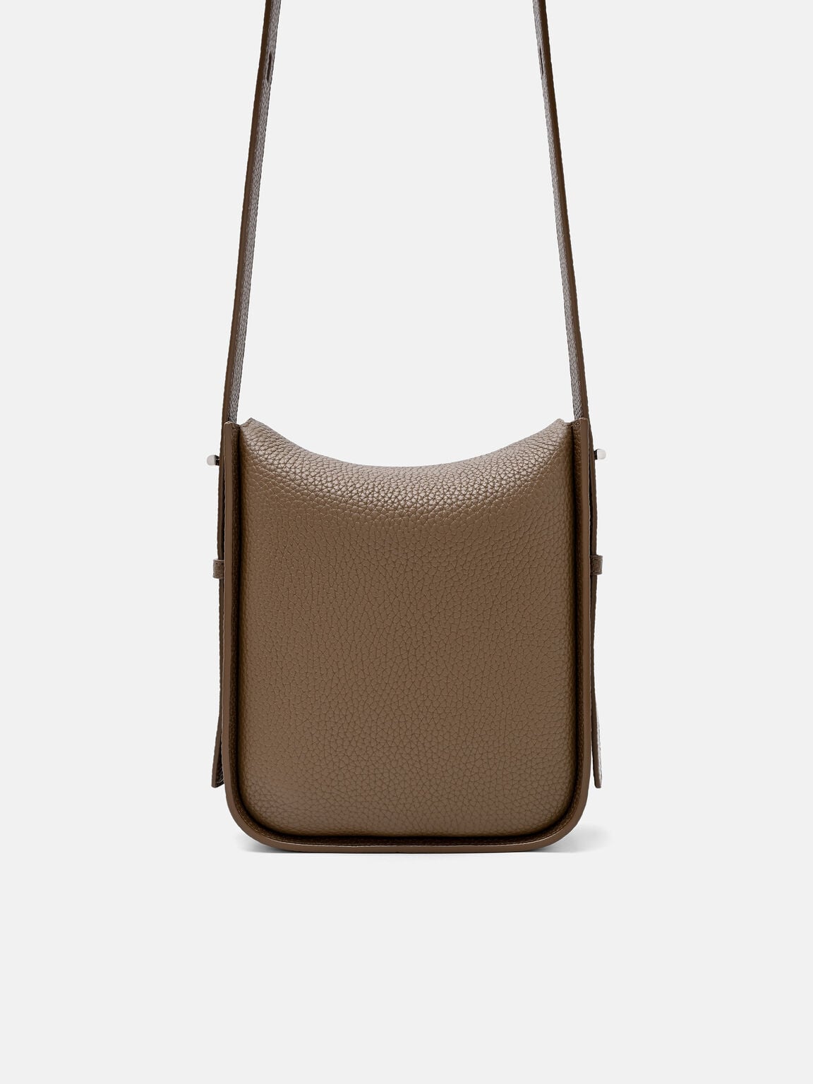 Demi Pouch, Dark Taupe Tumble