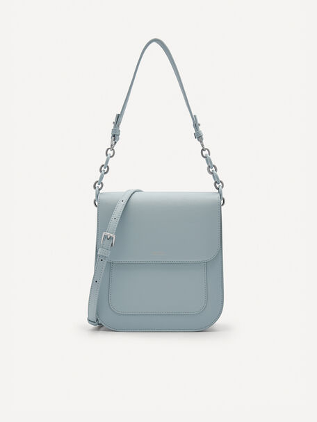 Sydney Shoulder Bag, Light Blue
