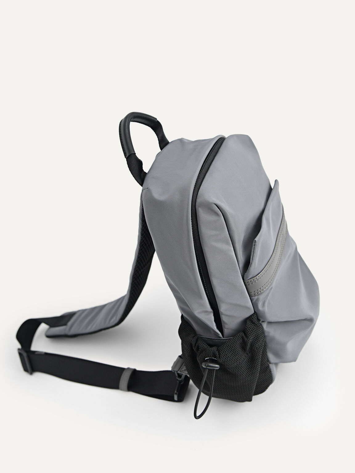 Technical Sling Pouch Bag, Light Grey, hi-res