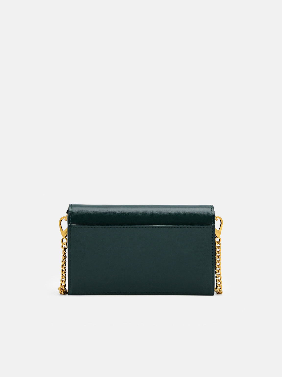 PEDRO Icon Leather Bi-Fold Wallet, Dark Green