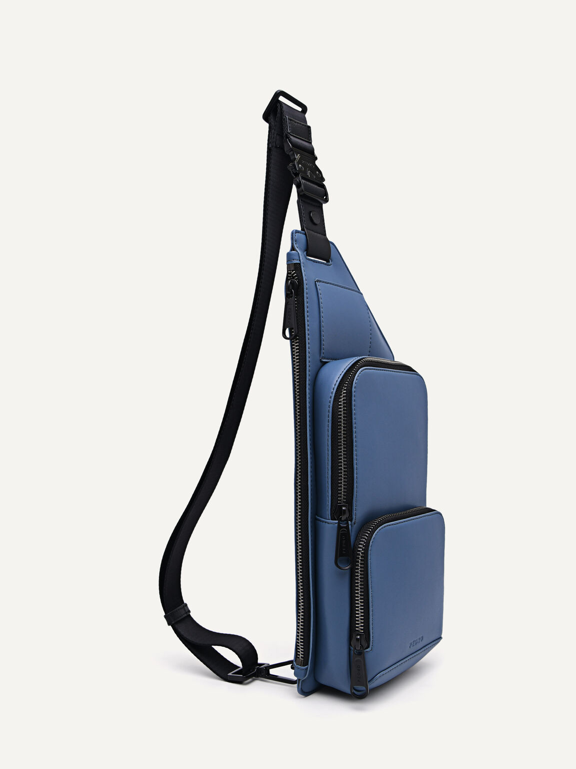 Multipocketed Sling Pouch, Blue, hi-res
