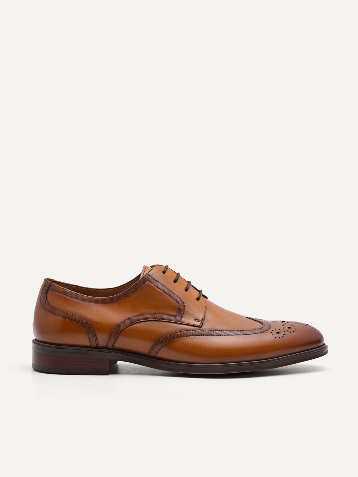 Leather Brogues, Camel