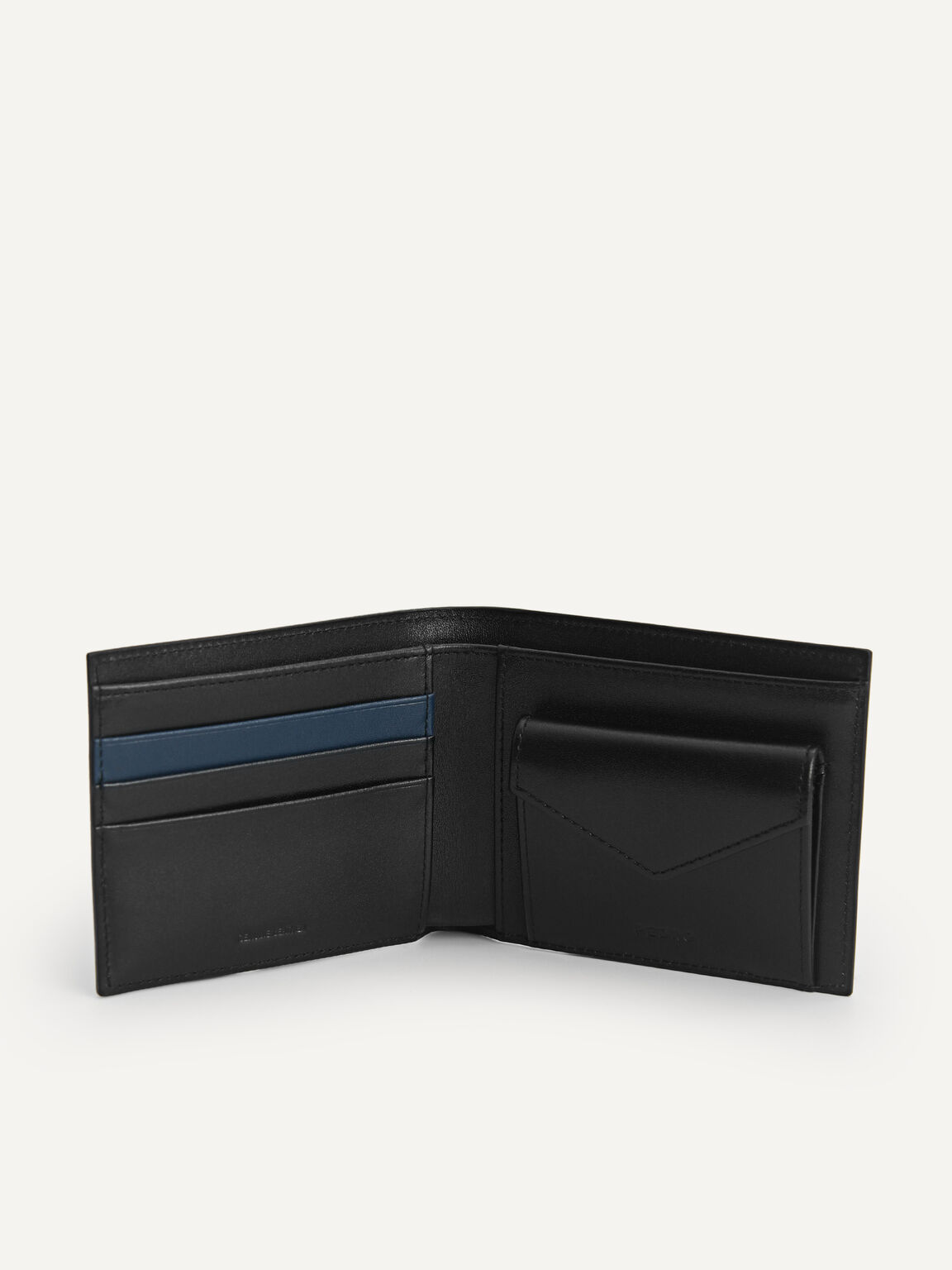 Leather Bi-Fold Wallet (RFID), Black