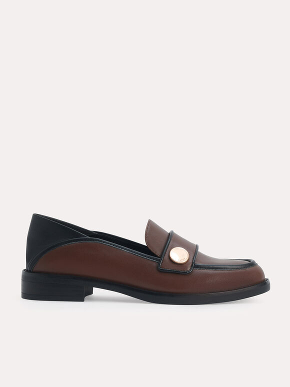 Leather Loafers, Dark Brown