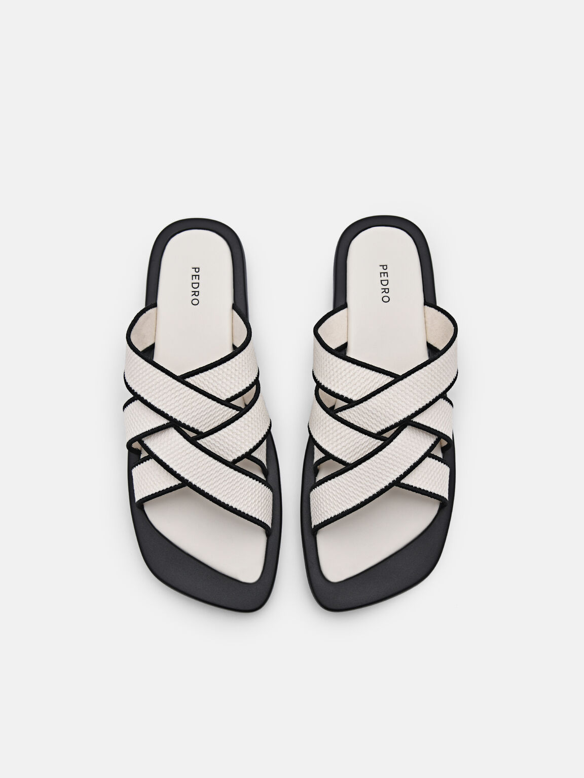 Izzie Flat Sandals, Beige