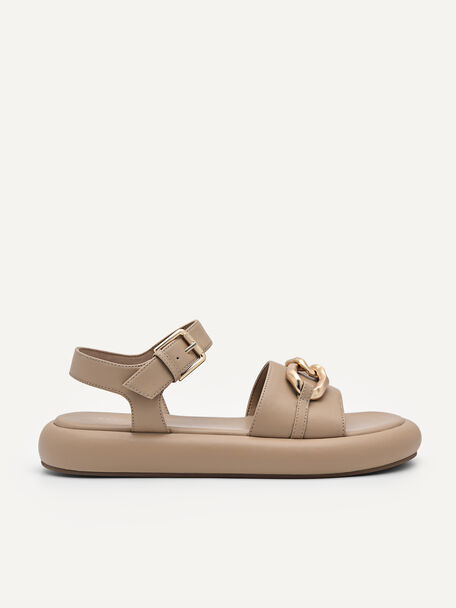 Amy Ankle Strap Sandals, Sand