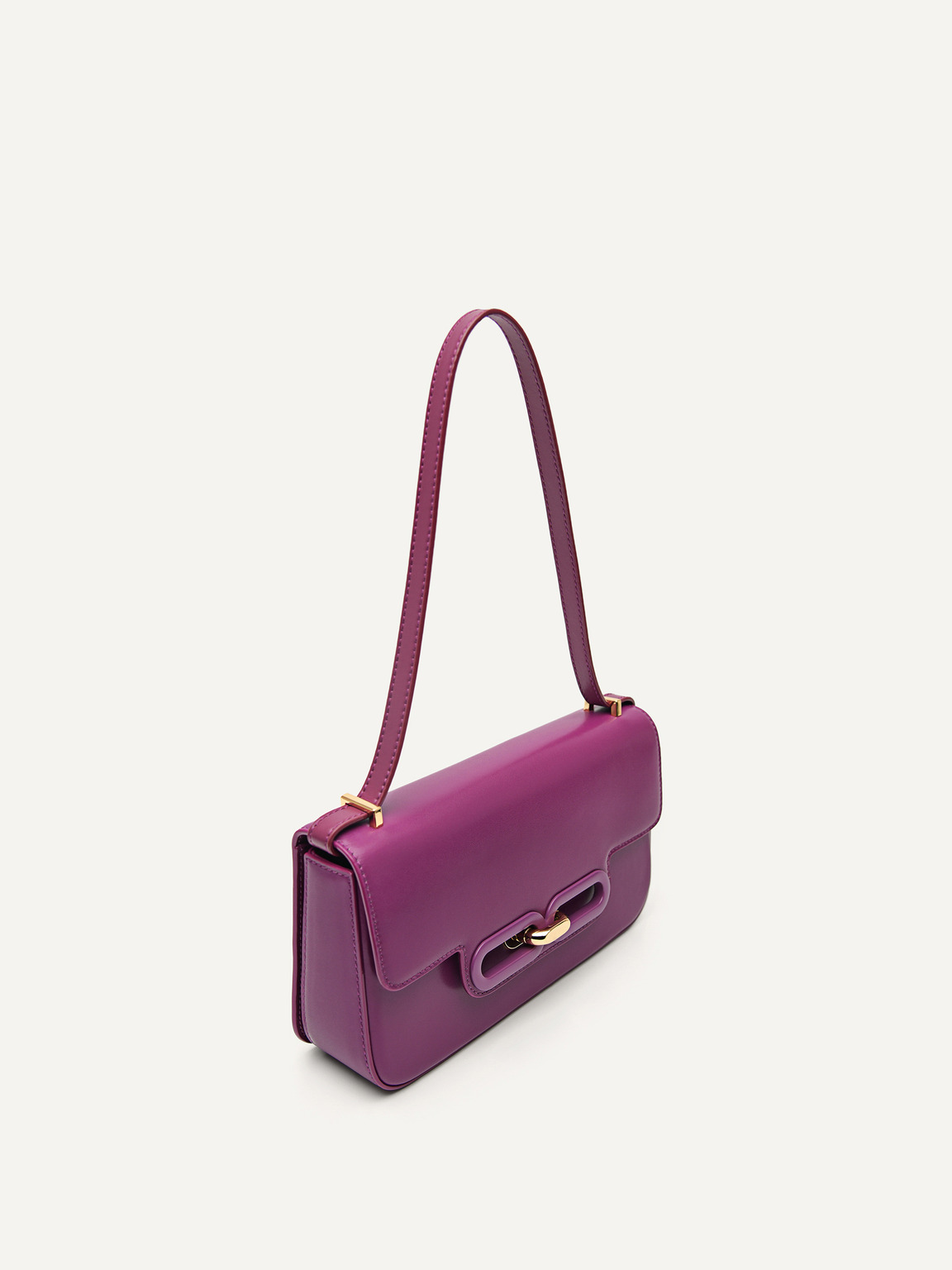 PEDRO Studio Kate Leather Envelope Bag, Purple