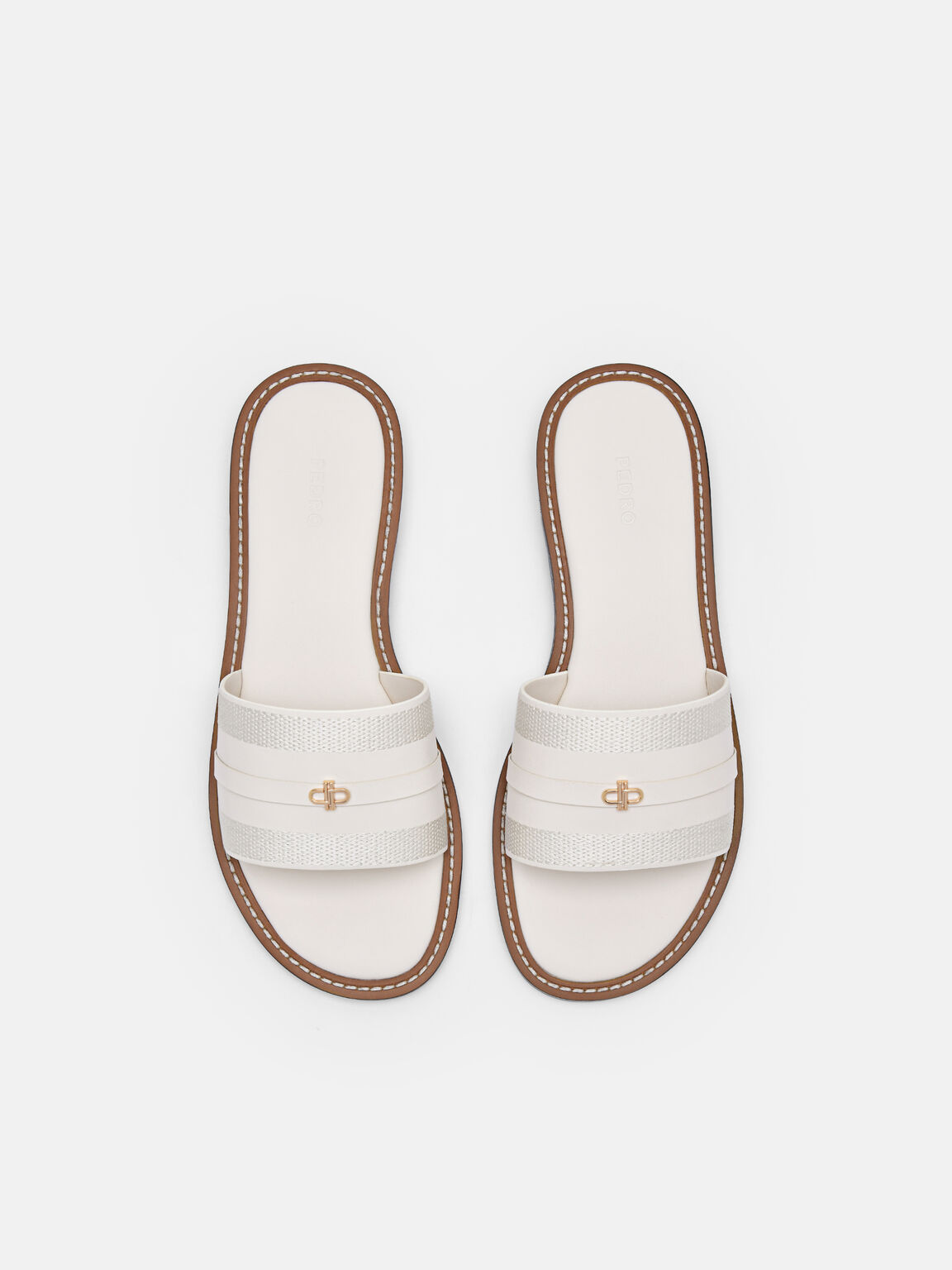 Slide Sandals, Chalk
