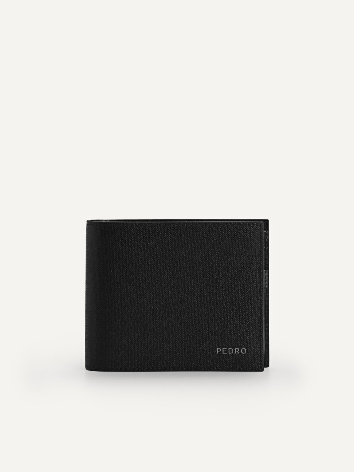 Full-Grain Leather Wallet with Insert, Black