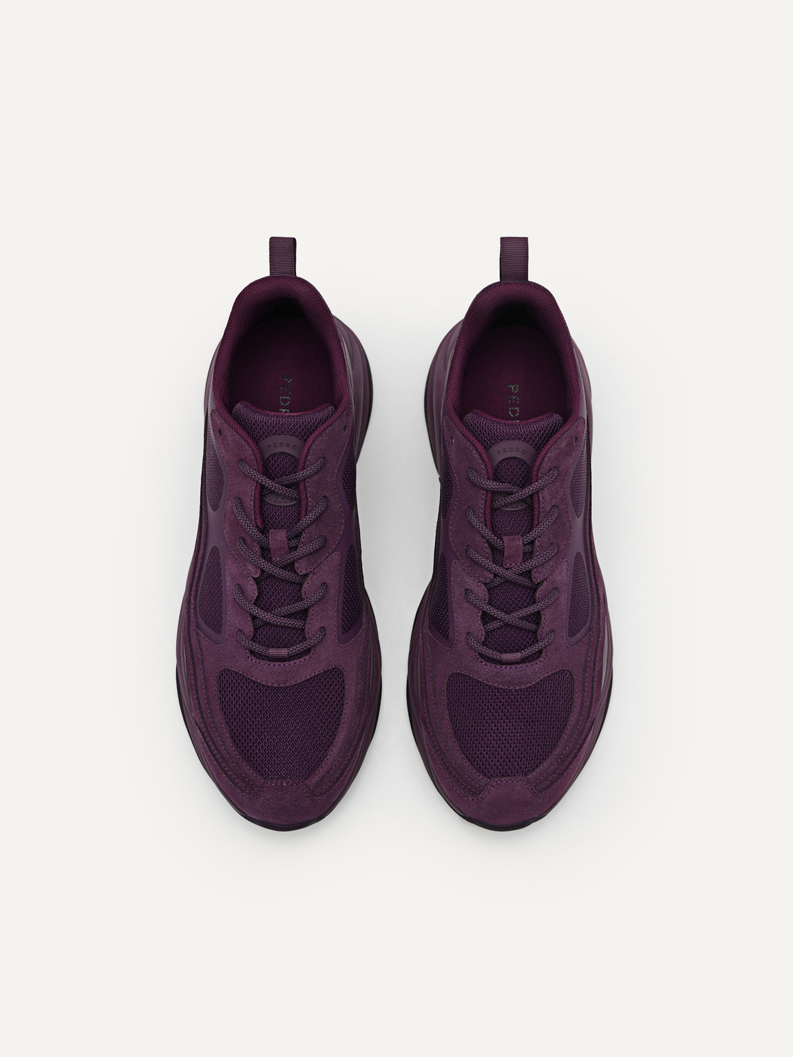 Magma絨面運動鞋, Dark Purple