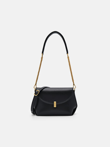 Naomie Mini Shoulder Bag, Black