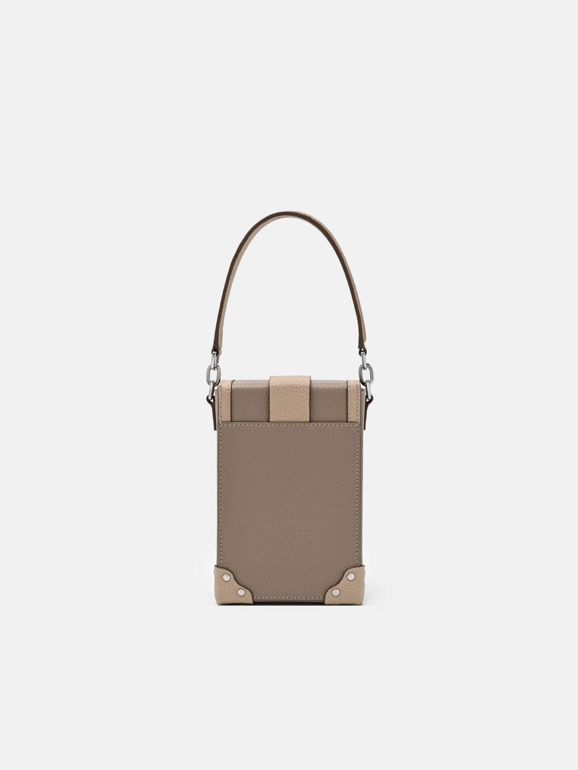 Tex Leather Crossbody Bag, Multi Tumble