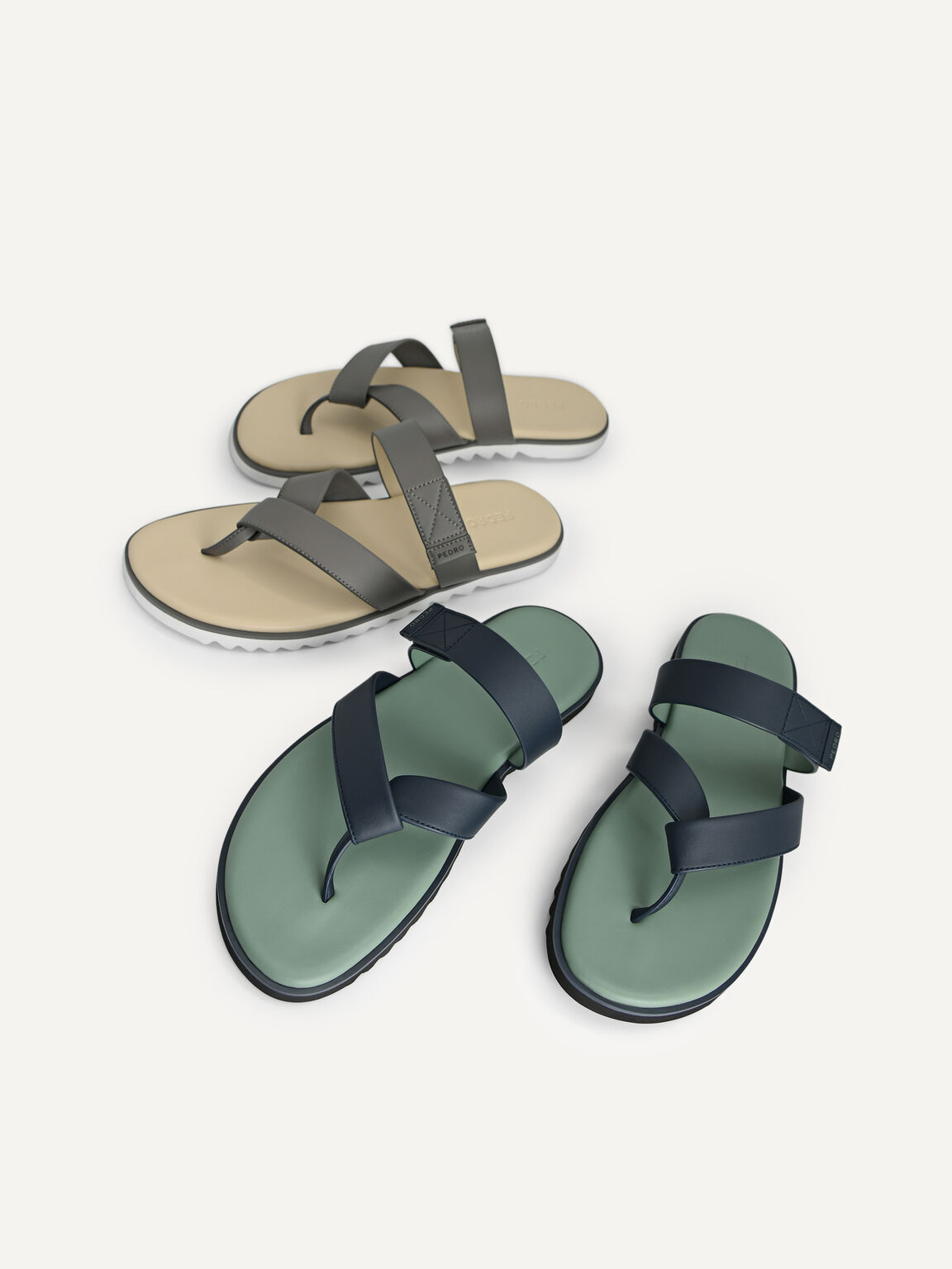 Slip-On Thong Sandals, Navy