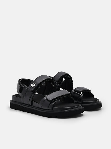 Slingback Sandals, Black